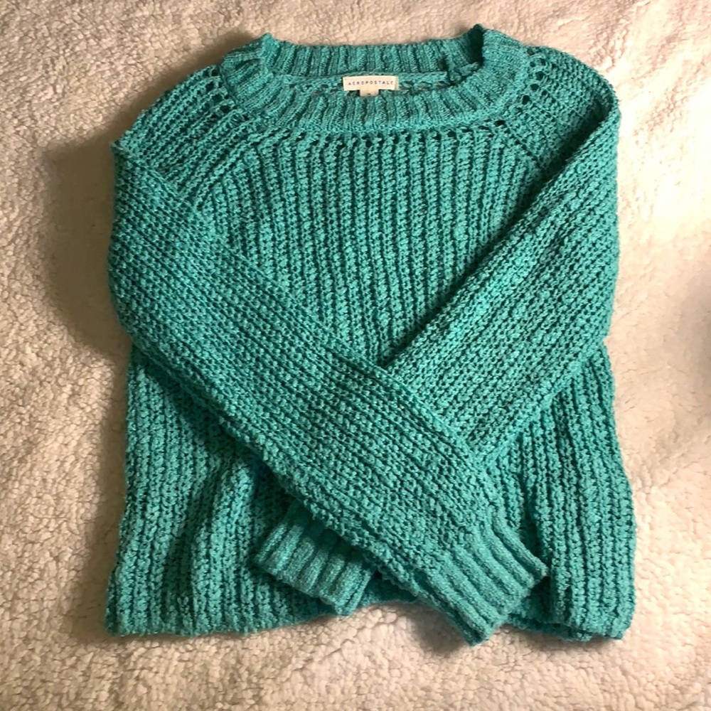 Turquoise sweater